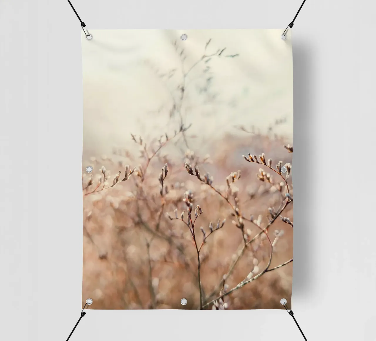 thin tree and flower telo in pvc da melts
