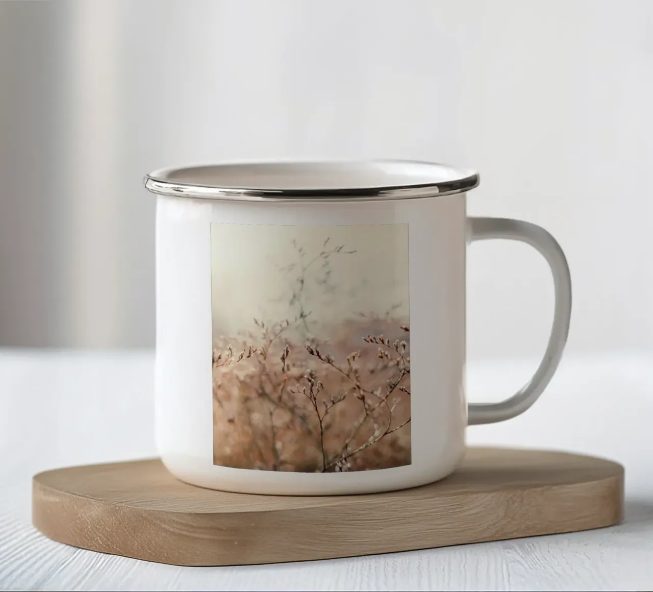 thin tree and flower tazza in smalto da melts
