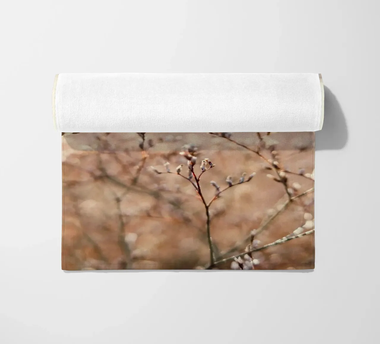 thin tree and flower telo mare da melts