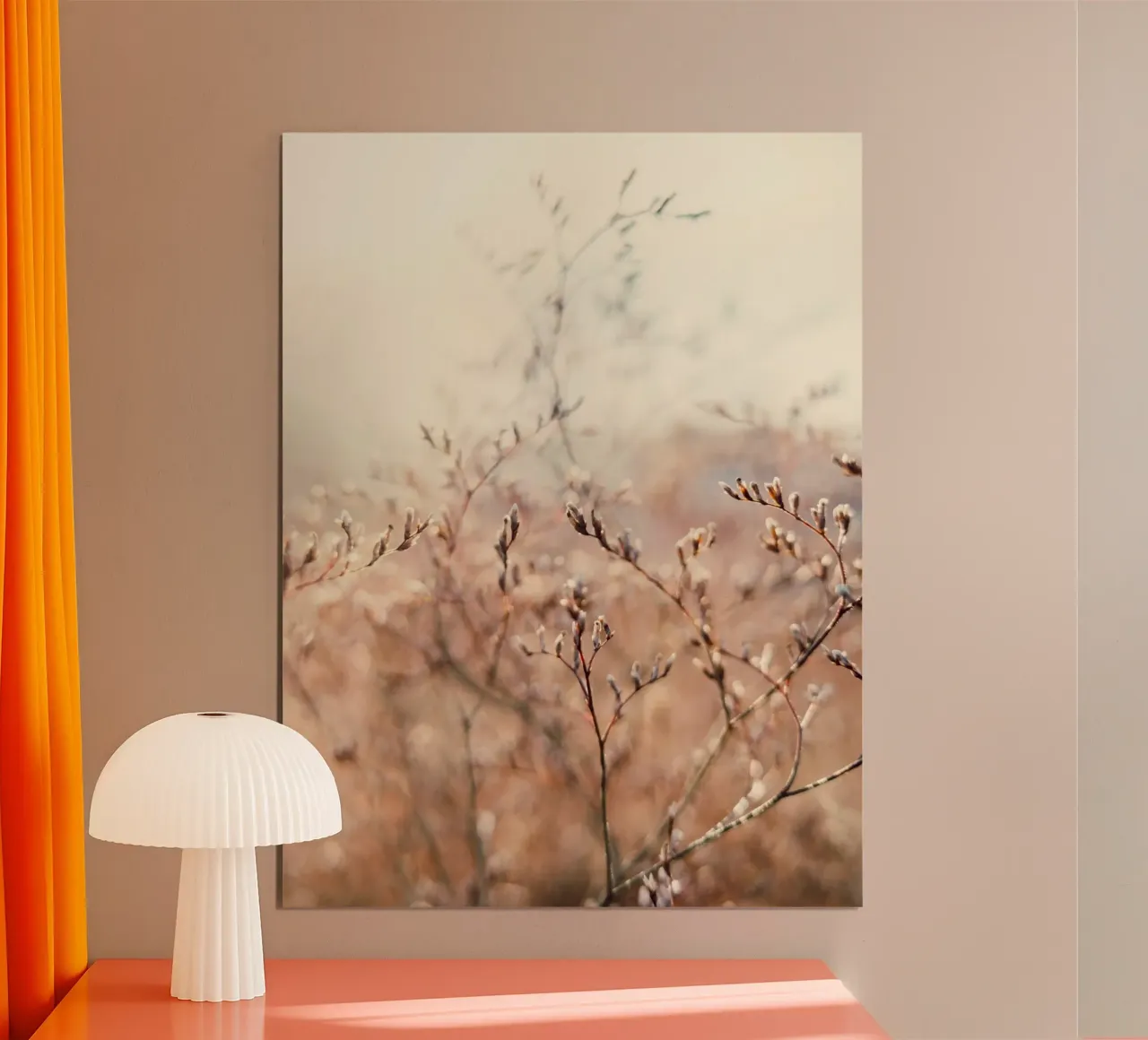 thin tree and flower poster con telaio in alluminio da melts