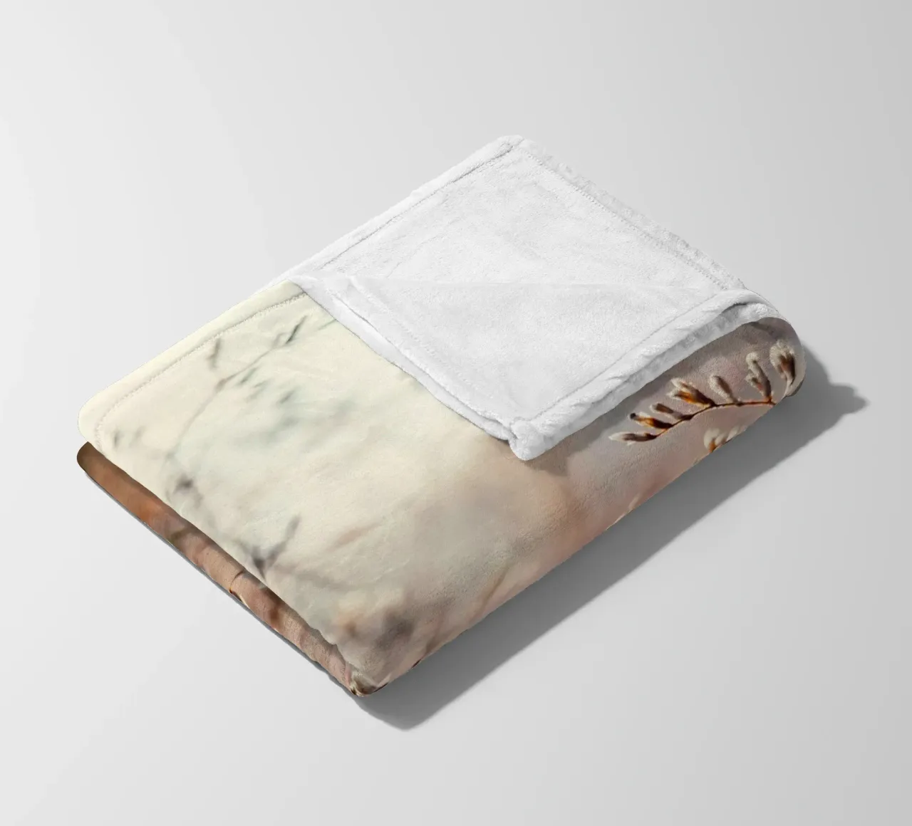 thin tree and flower coperta in pile da melts
