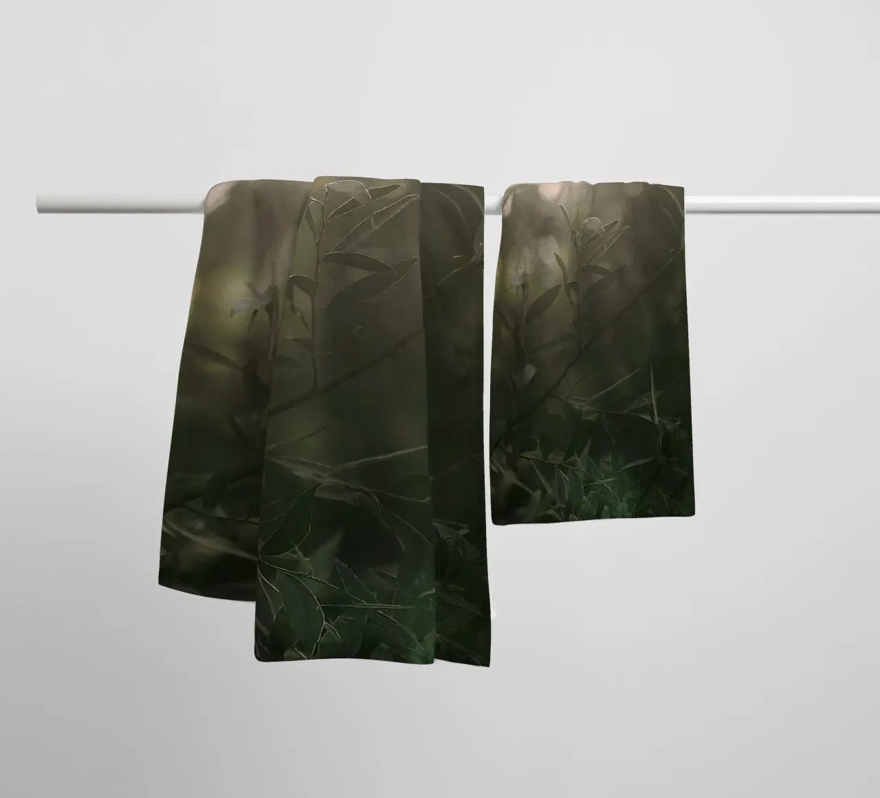shining through forest asciugamano da bagno da melts