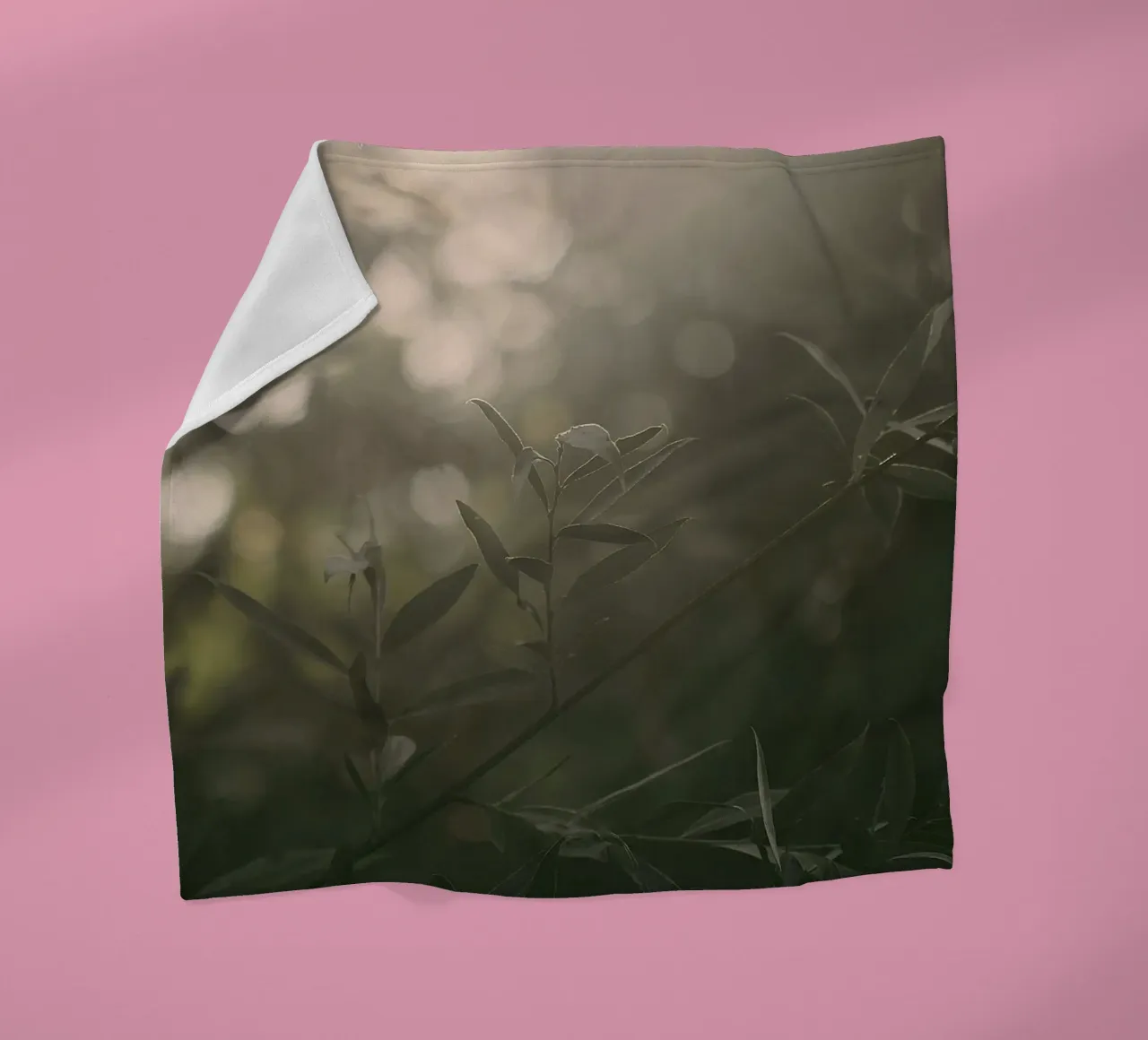 shining through forest coperta in pile da melts