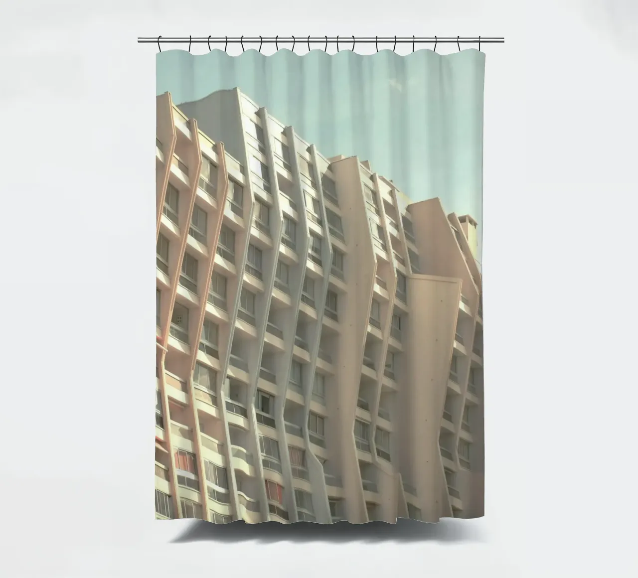 shape of building tenda da doccia da melts