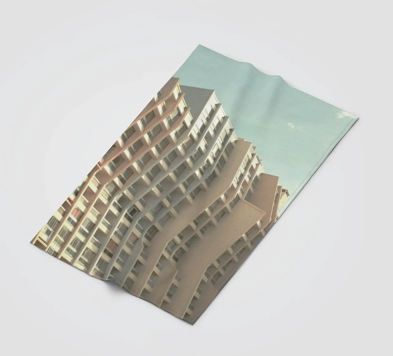 shape of building coperta in pile da melts
