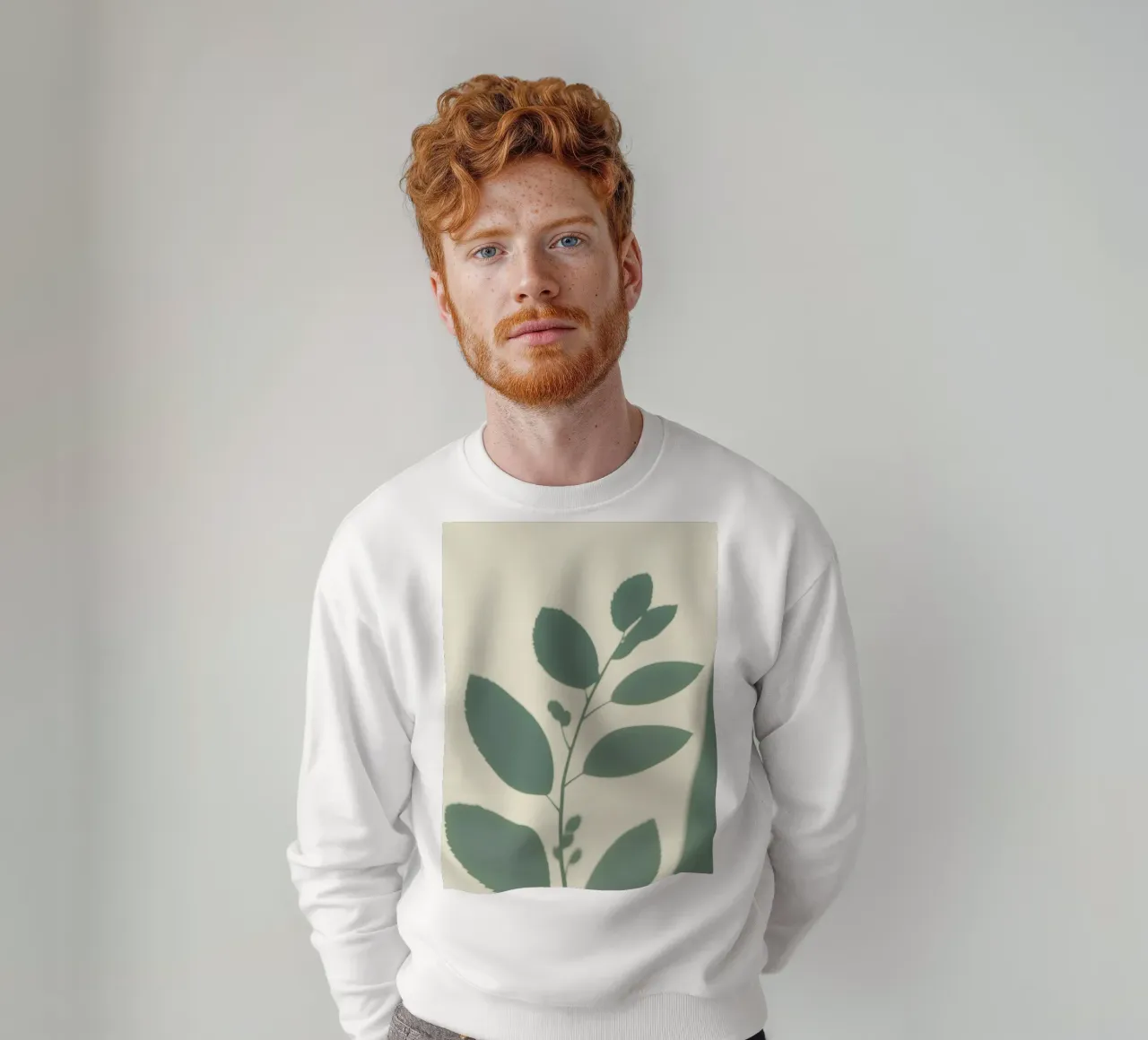 Botanische schaduwen sweatshirt van Botanical Gallery