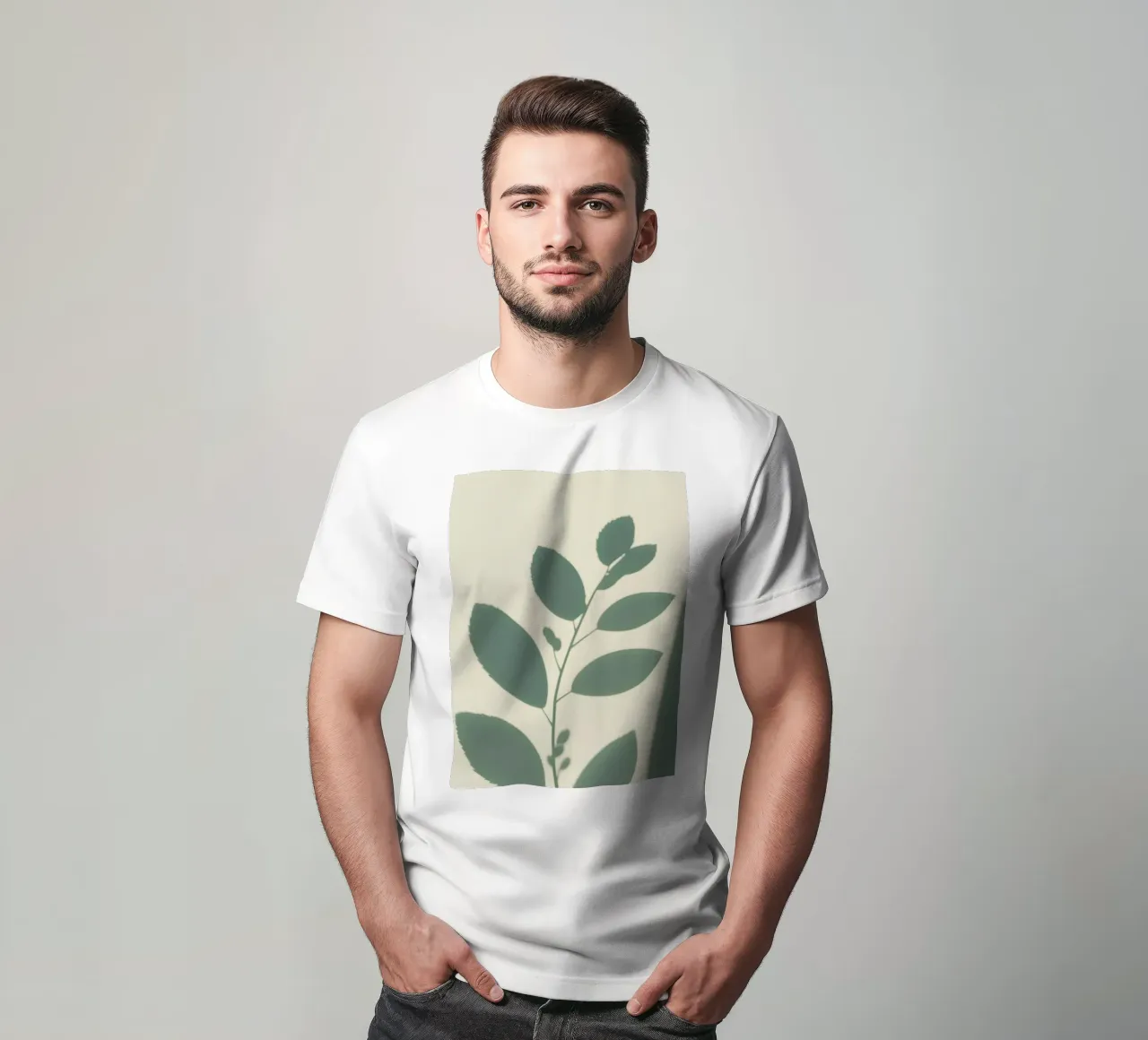Botanische schaduwen t-shirt van Botanical Gallery