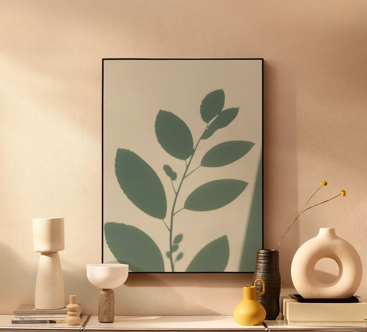 Botanische schaduwen acryl van Botanical Gallery