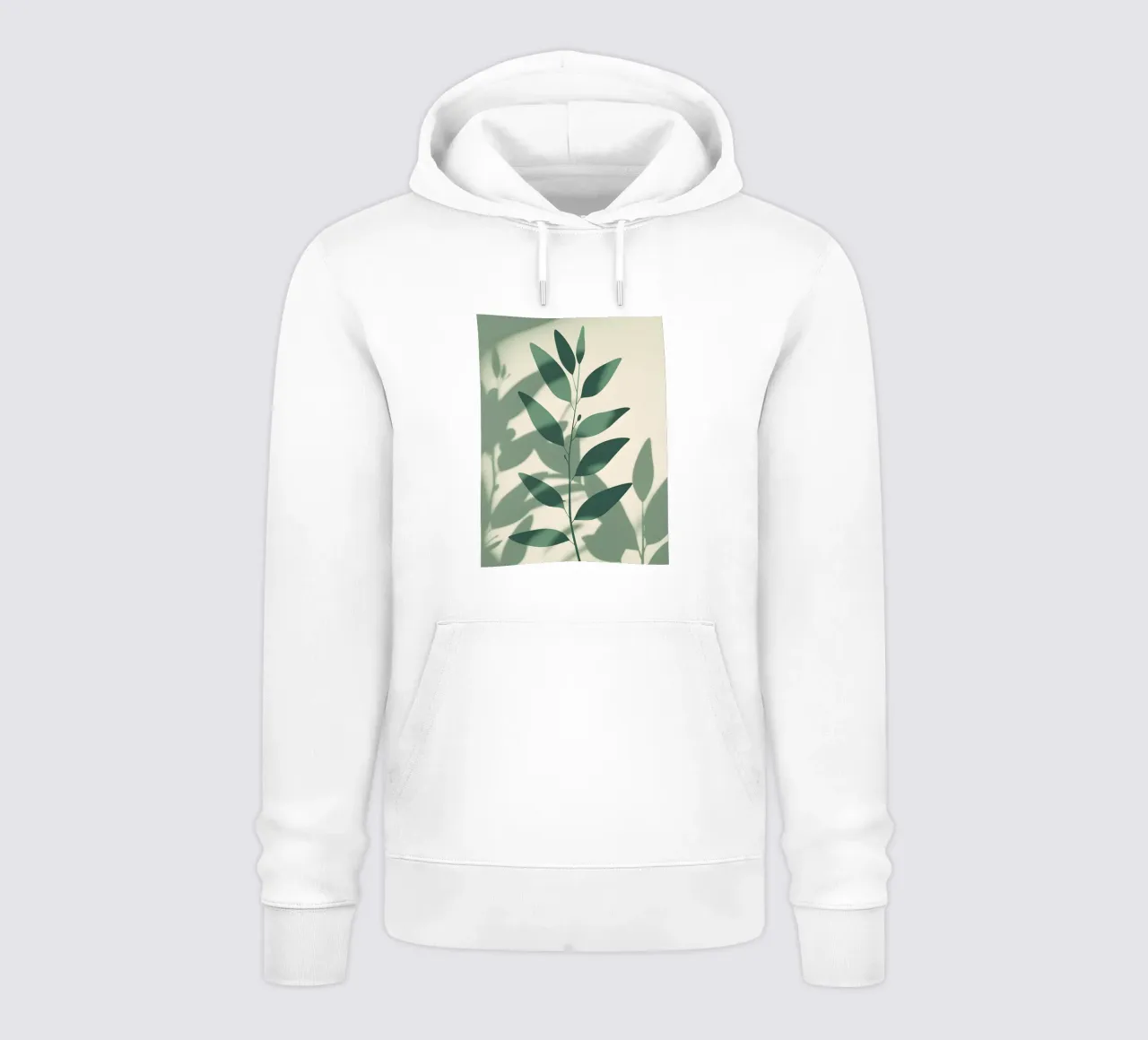 Ombre botaniche felpa con cappuccio da Botanical Gallery