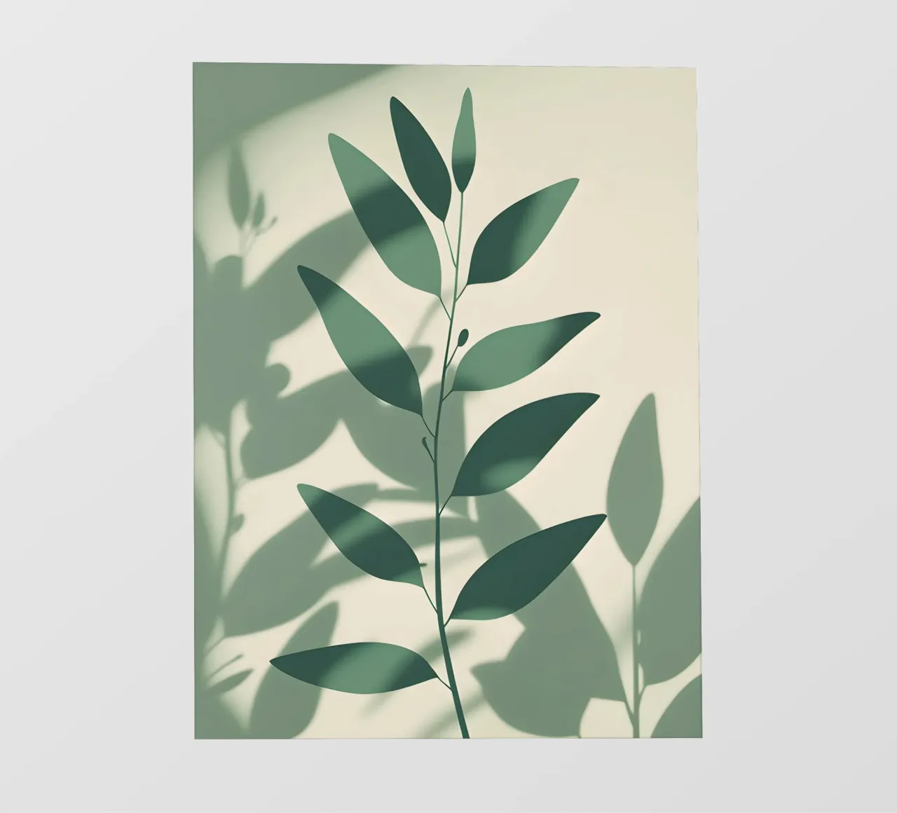 Ombre botaniche pellicola backlit da Botanical Gallery