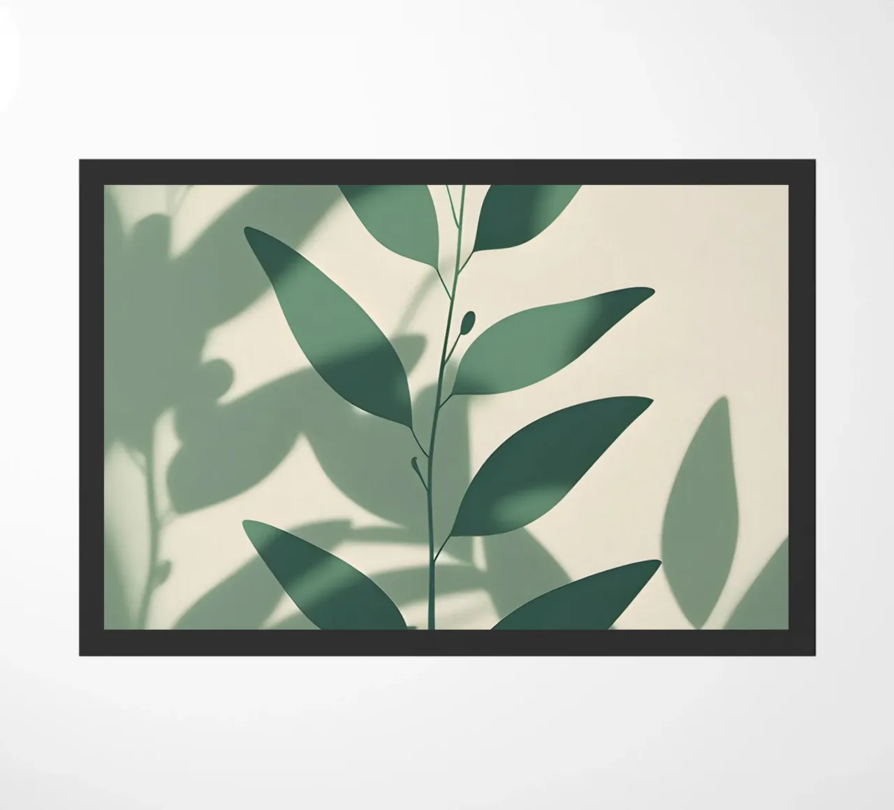 Botanische schaduwen deurmat van Botanical Gallery