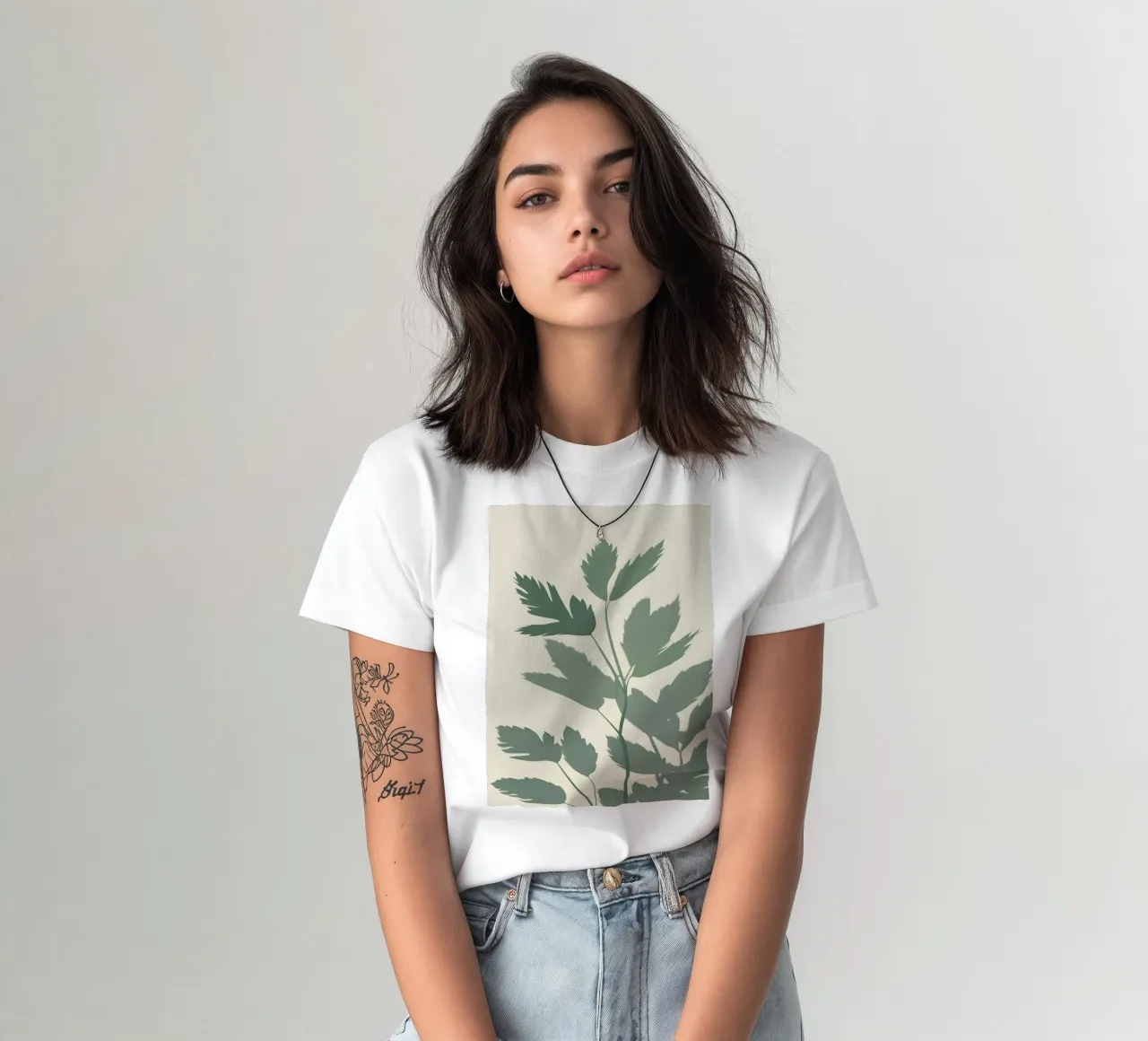 Botanische schaduwen t-shirt van Botanical Gallery
