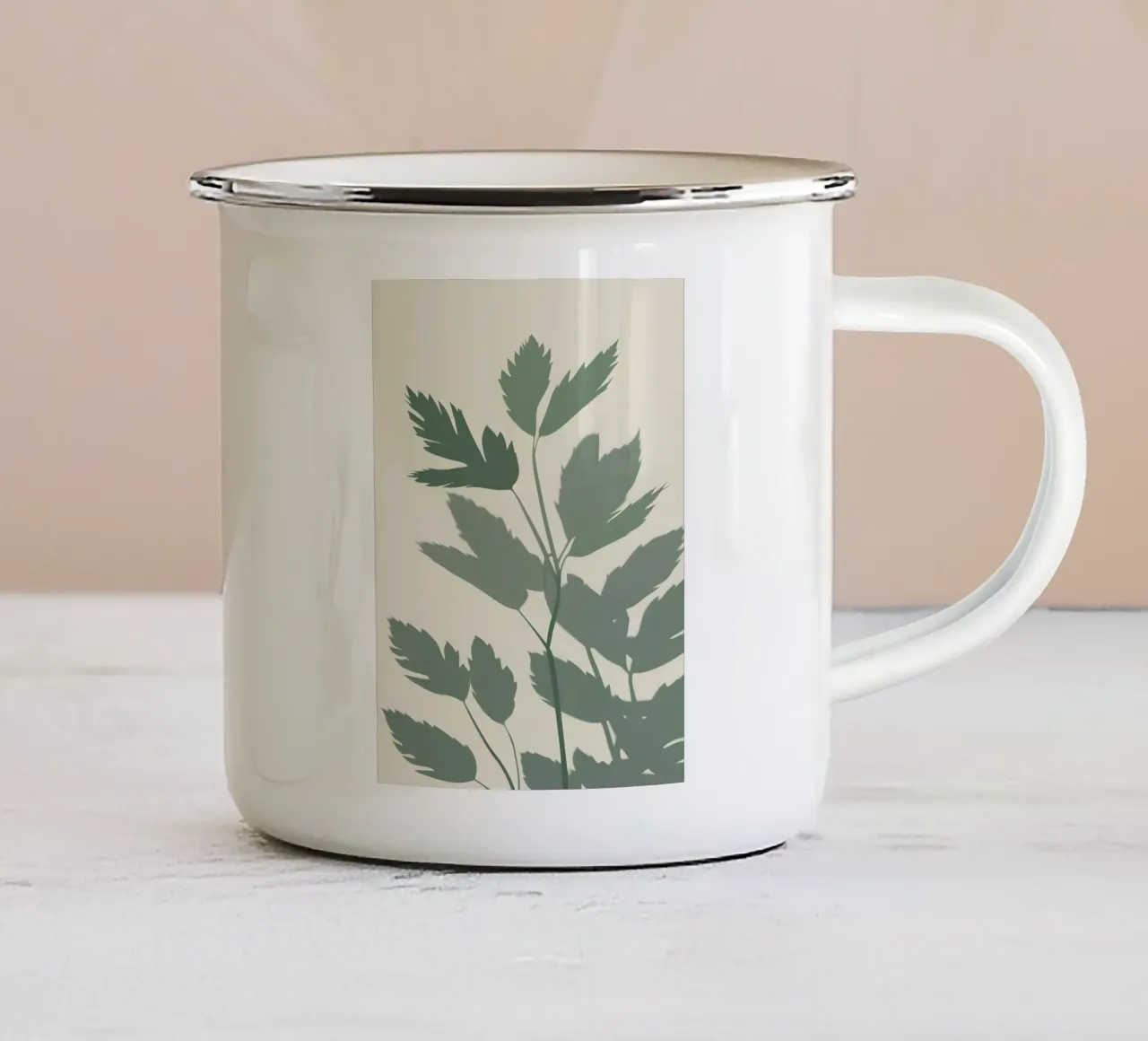 Ombre botaniche tazza in smalto da Botanical Gallery