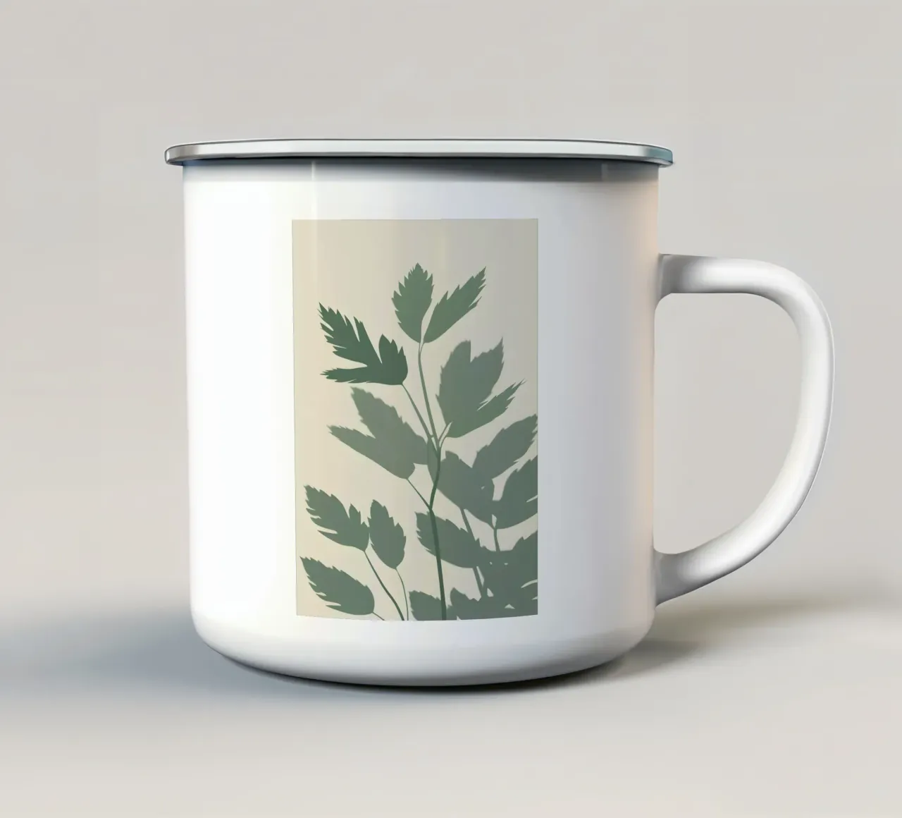 Ombre botaniche tazza in smalto da Botanical Gallery
