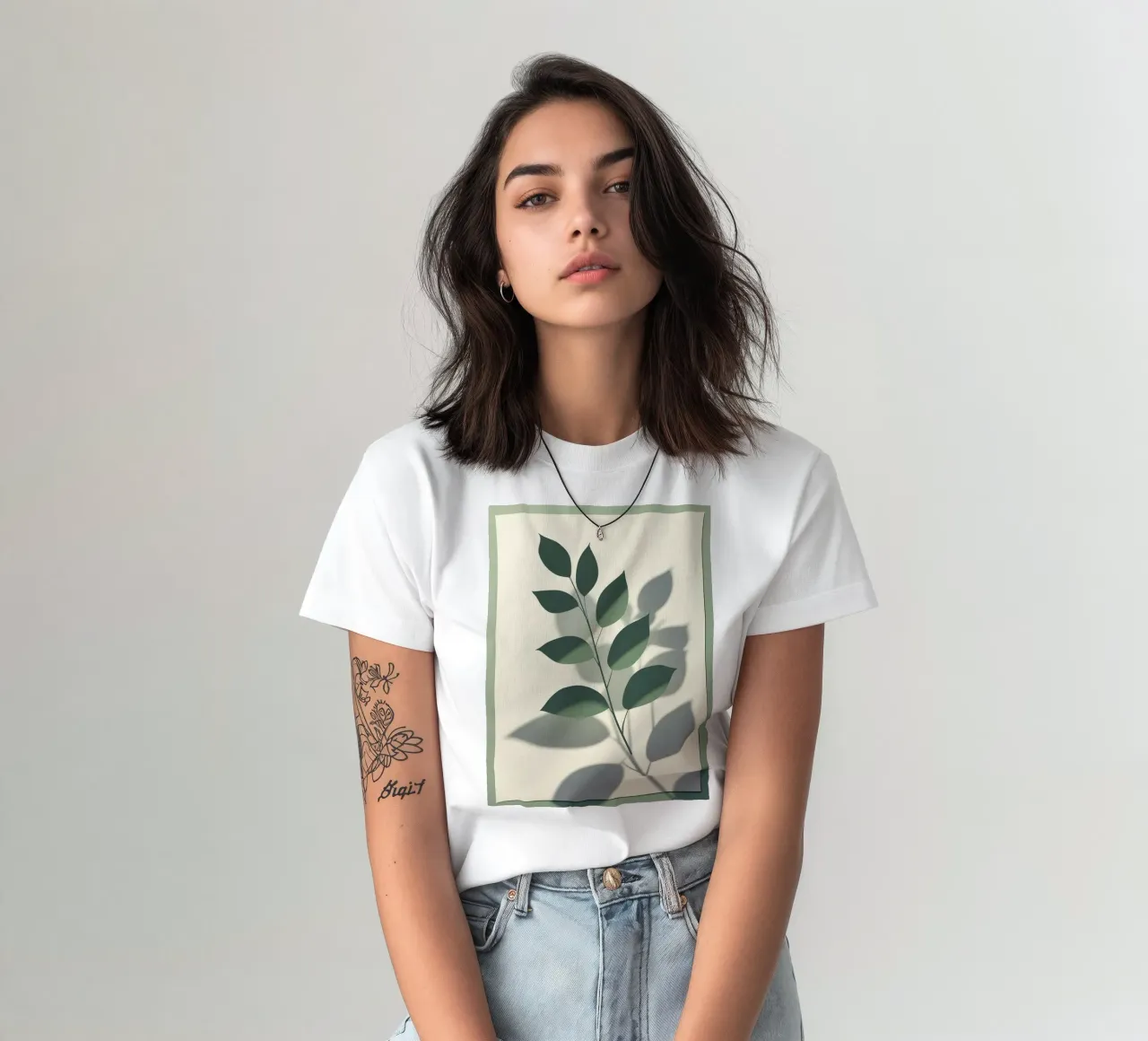 Botanische schaduwen t-shirt van Botanical Gallery