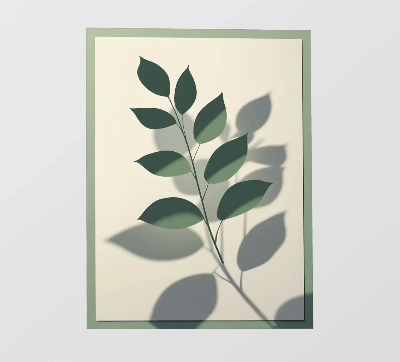Ombre botaniche pellicola backlit da Botanical Gallery