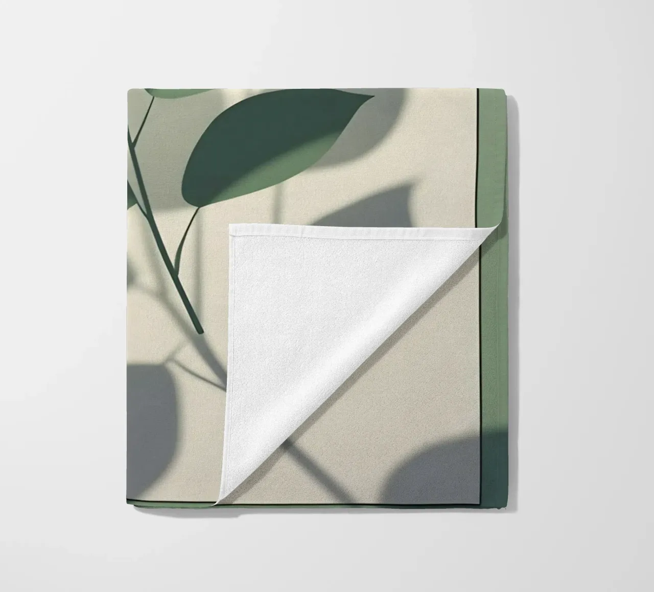 Botanische schaduwen strandhanddoek van Botanical Gallery