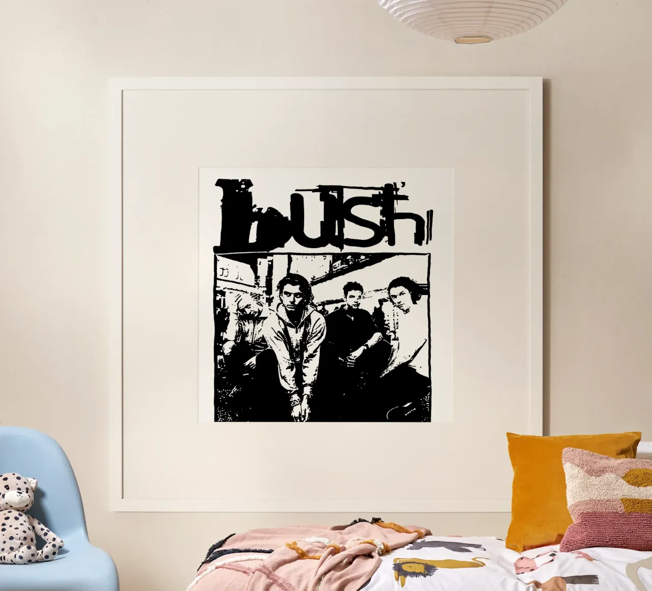 Silhouette Pop Bush poster da imstildreaming