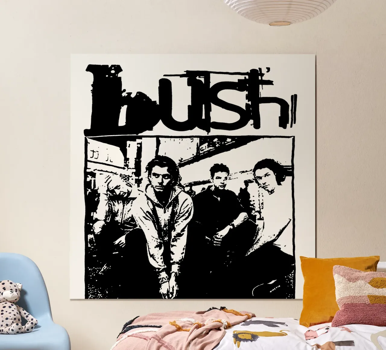 Silhouette Pop Bush poster da imstildreaming