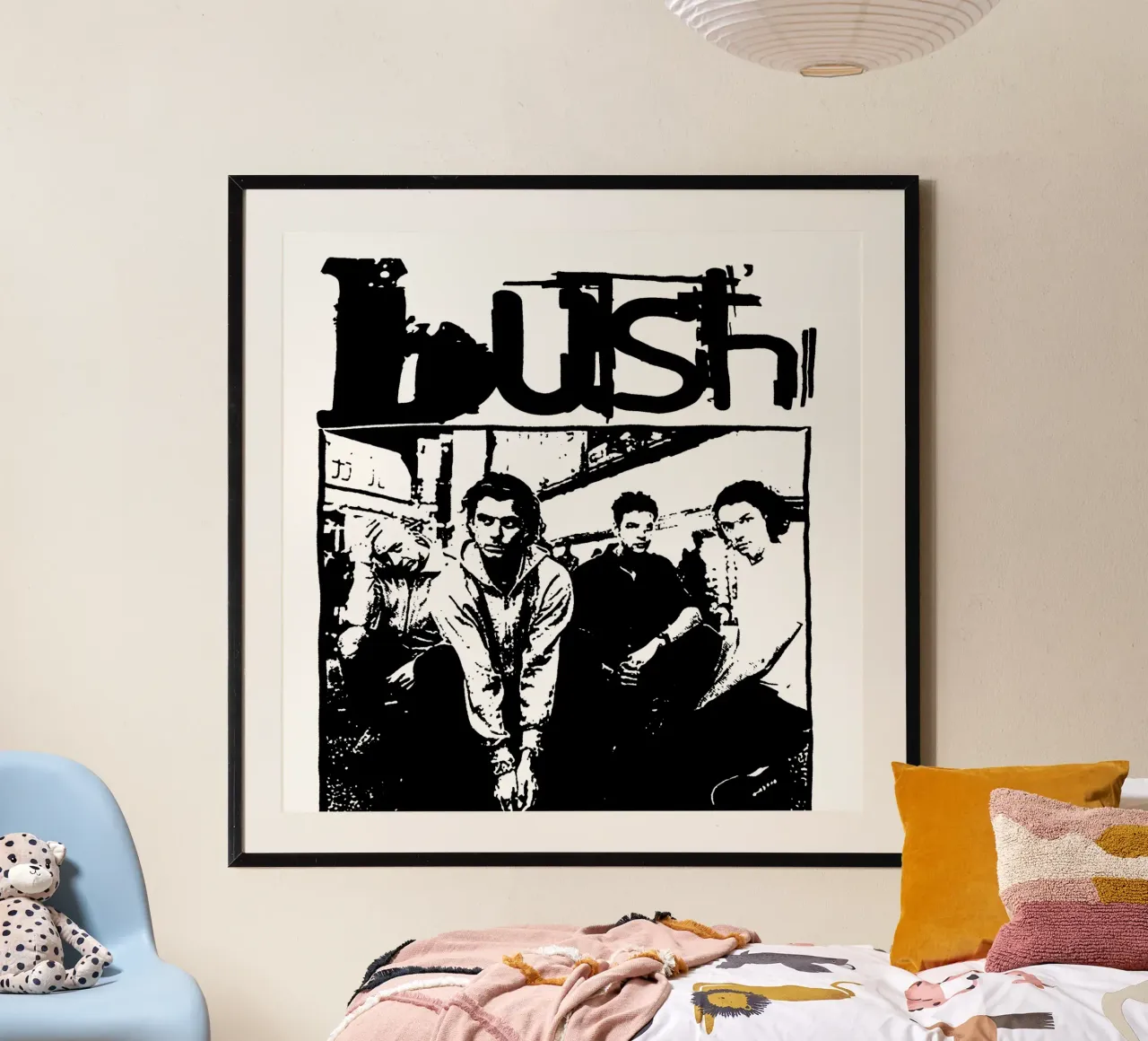 Silhouette Pop Bush poster da imstildreaming