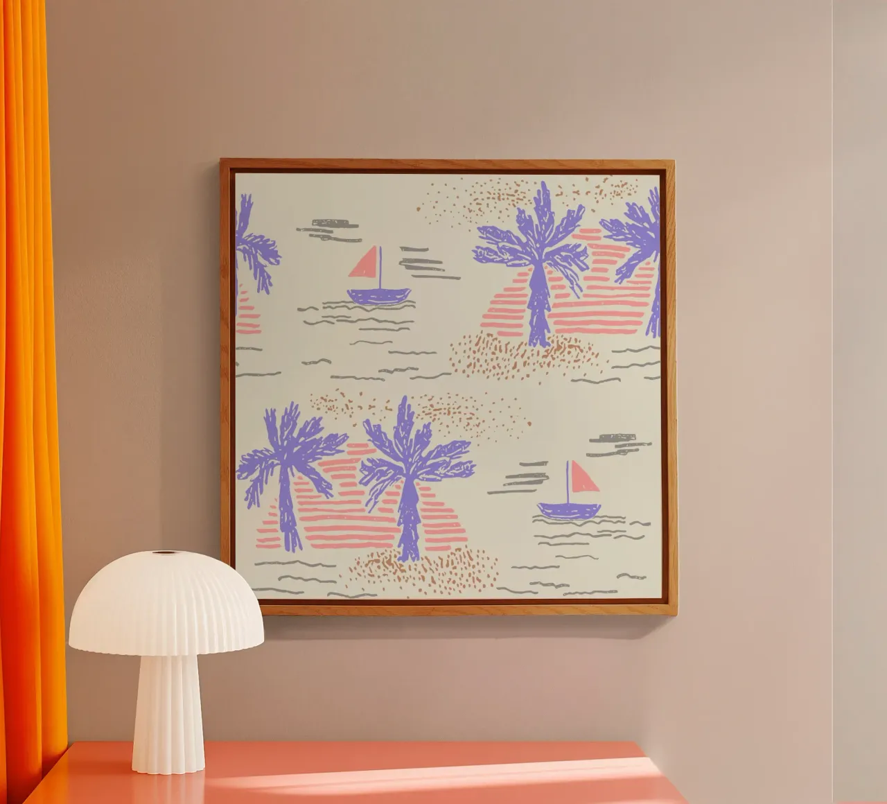 Tropical Sun plexiglass da nicigabrieldesigns