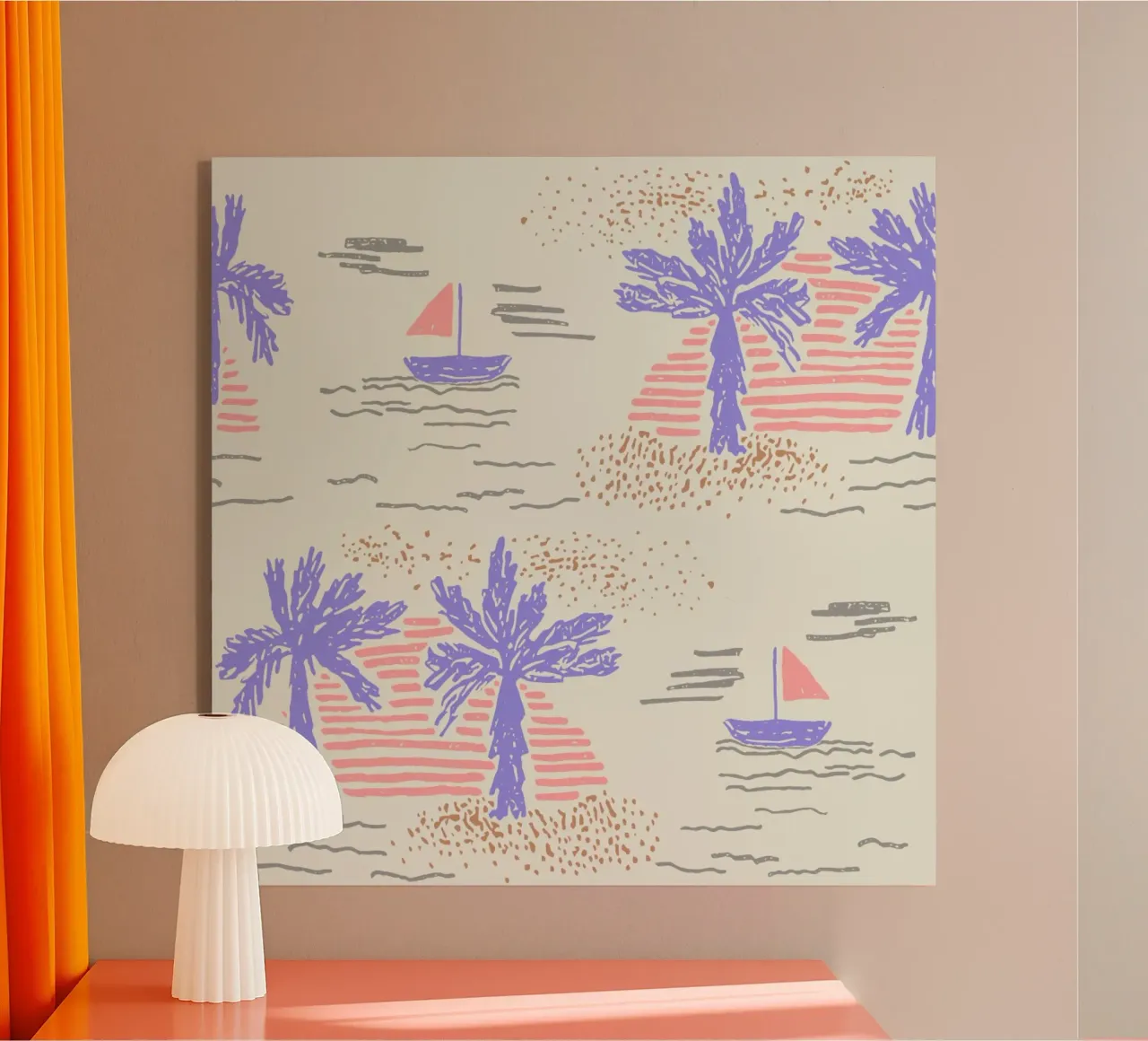 Tropical Sun plexiglass da nicigabrieldesigns