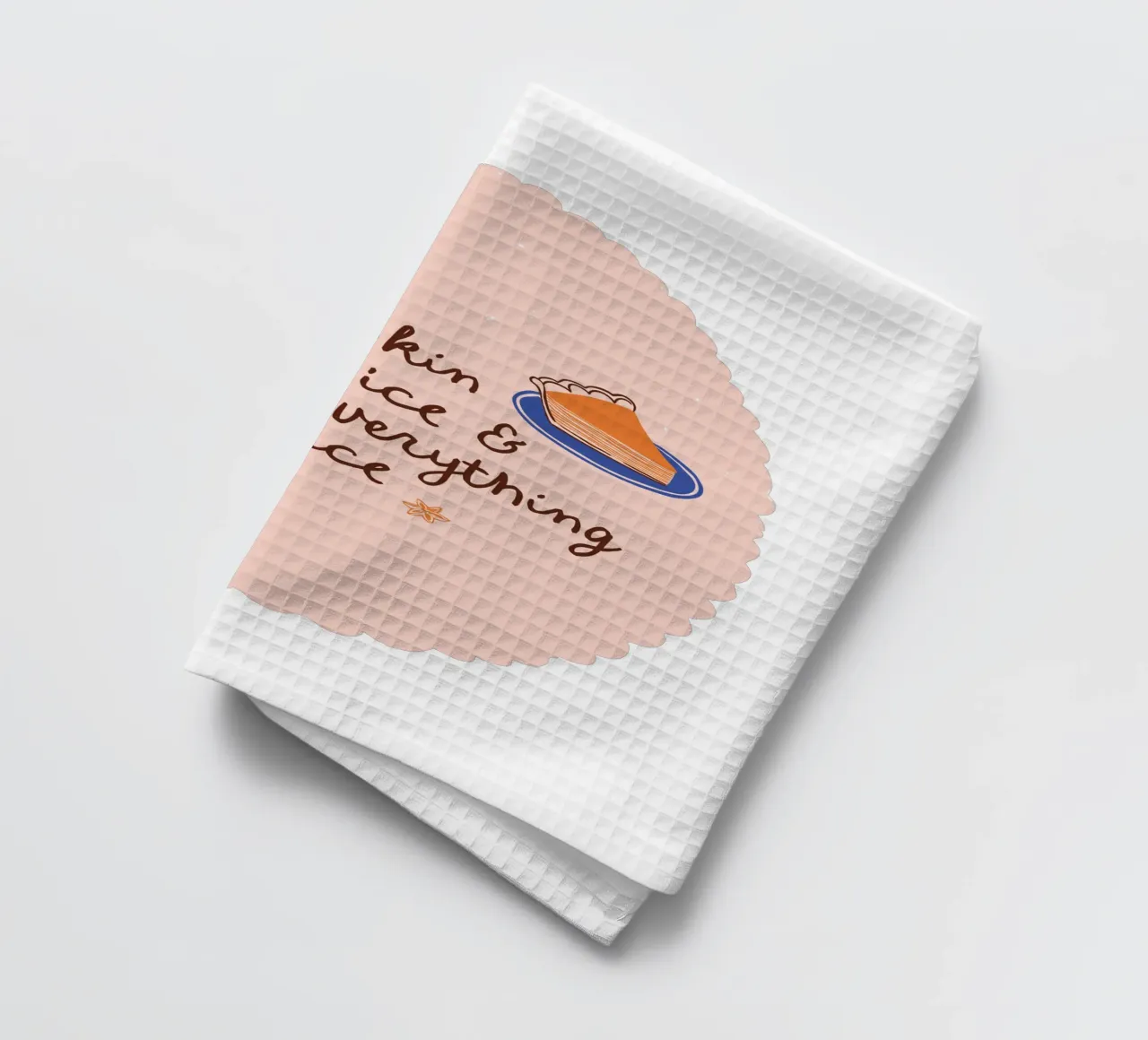 Pumpkin spice & everything nice canovaccio da cucina da modeern