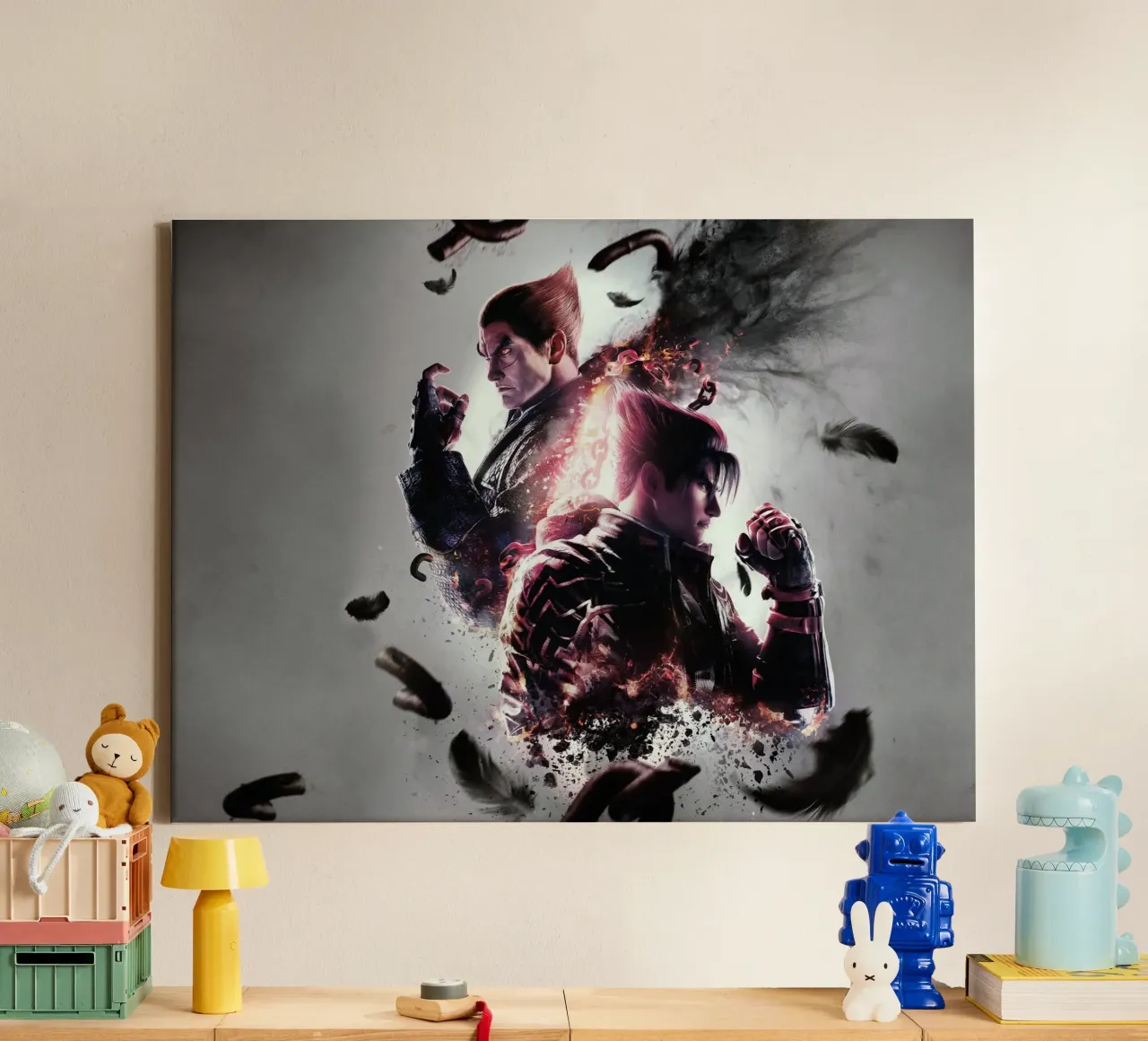 Jin Takken Characters canvas met Baklijst van Musadad Shop