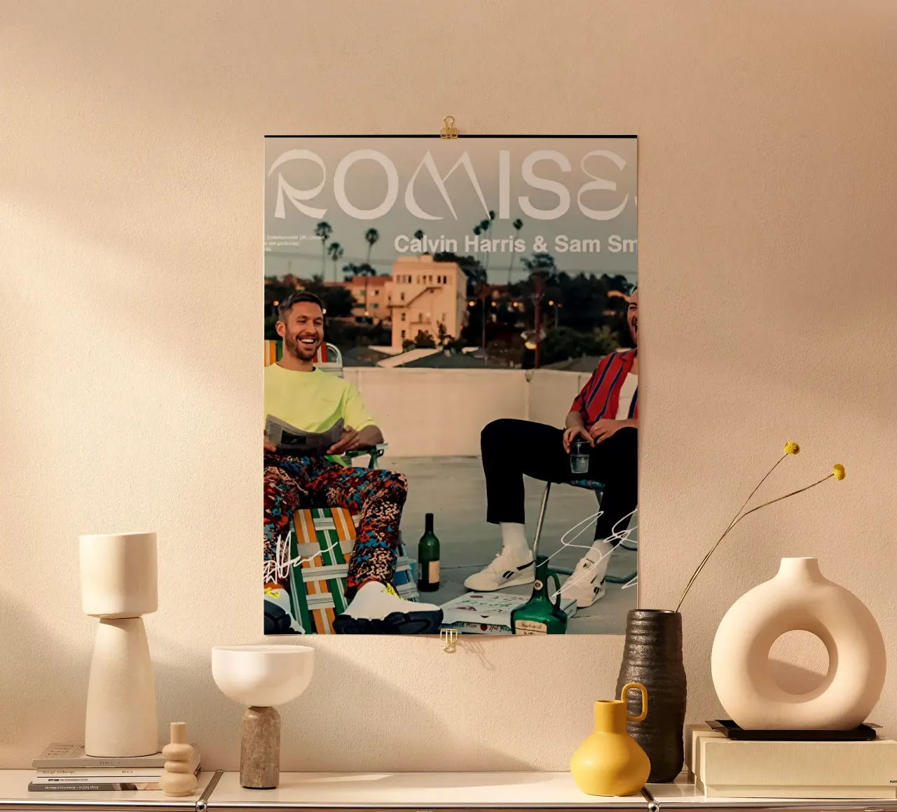 Calvin Harris - Promessa Sam Smith poster da grass.studio_