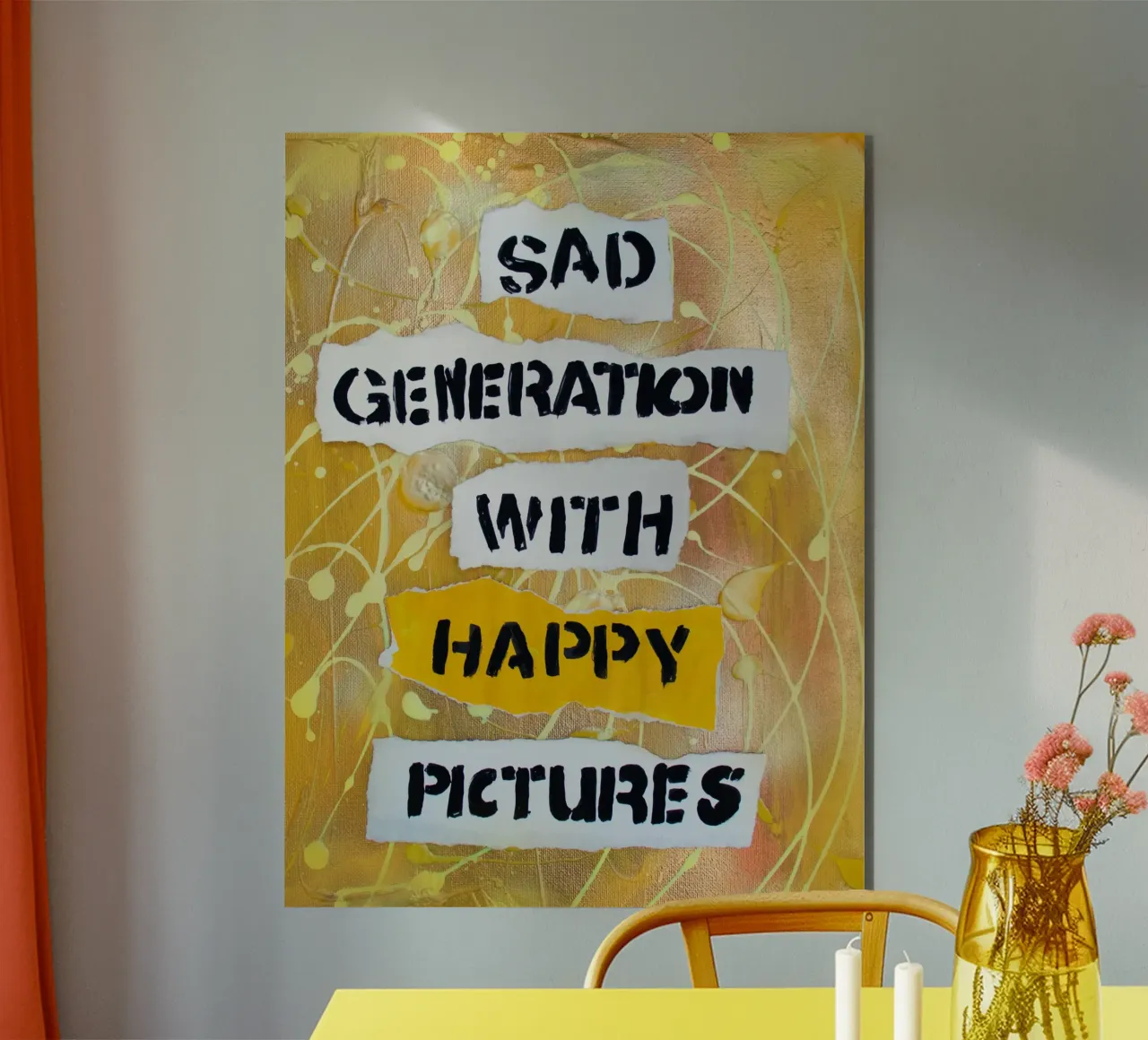 Sad Generation alluminio dibond da Hirschbild