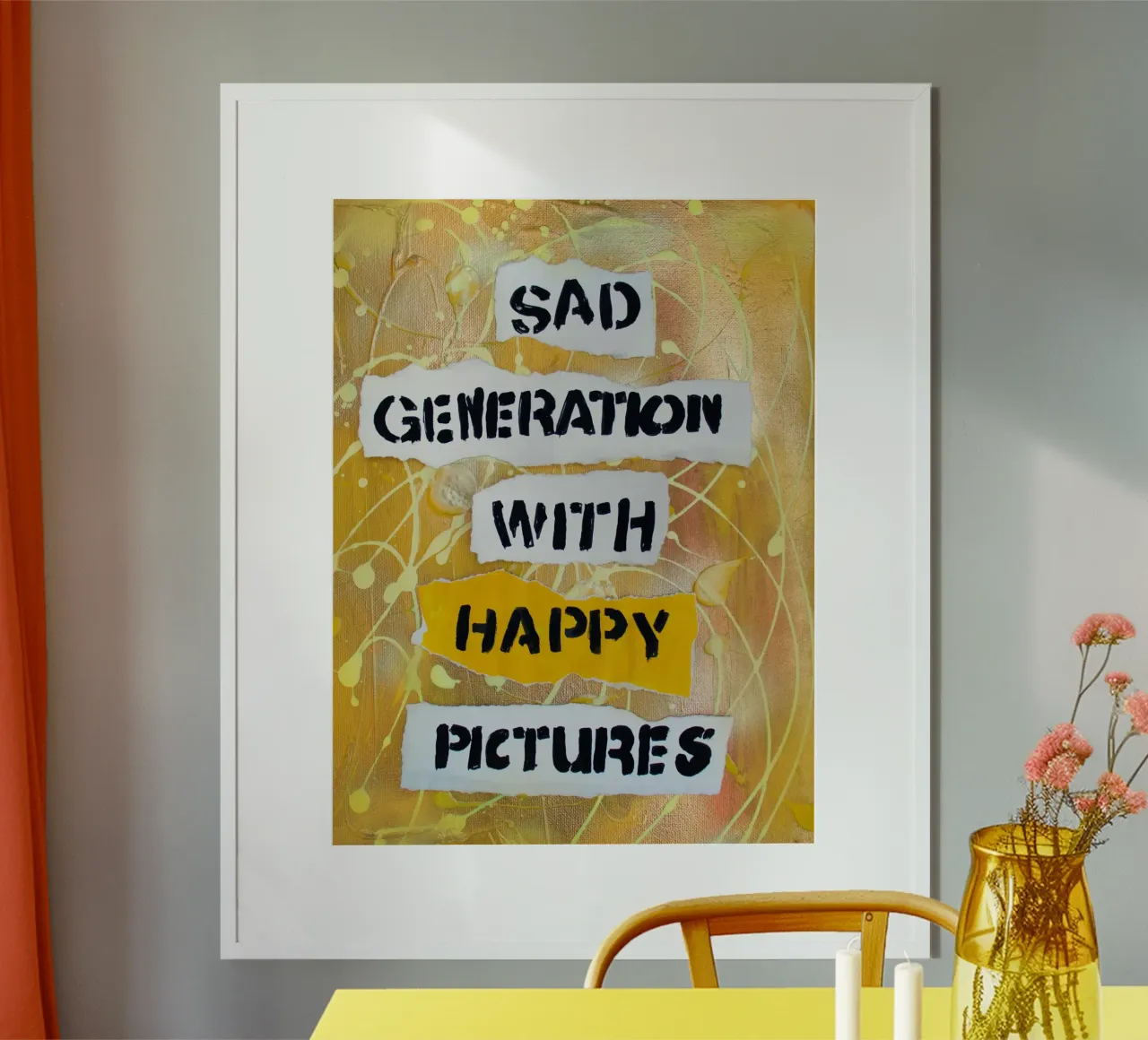Sad Generation carta hahnemühle da Hirschbild