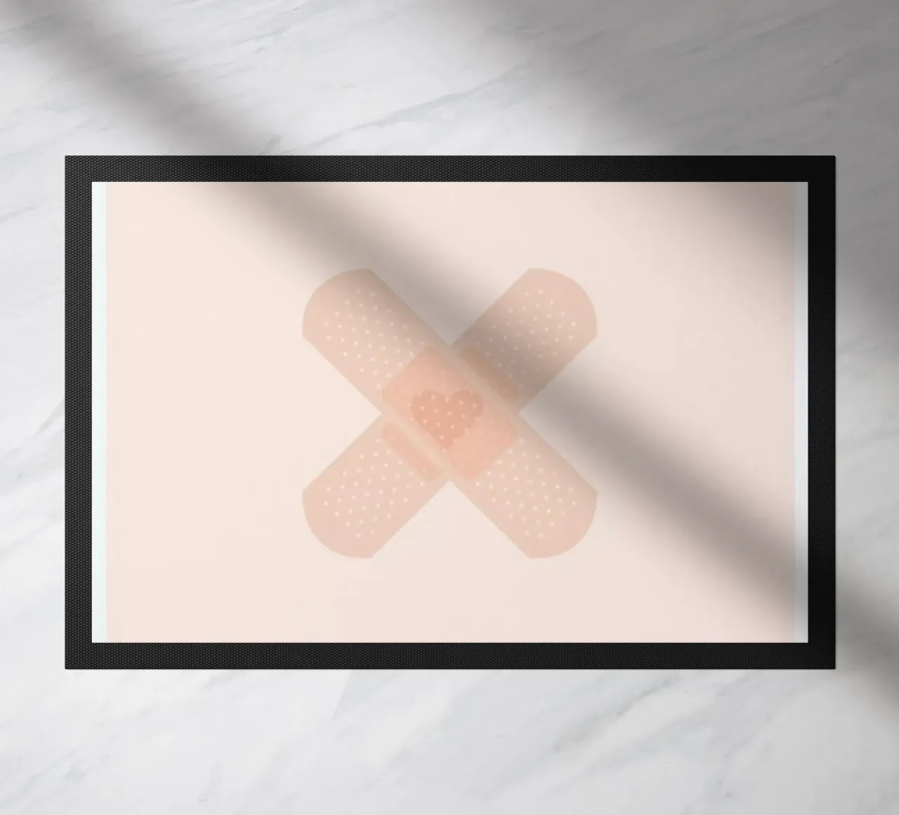 Love Hurts doormat by Rahma Projekt