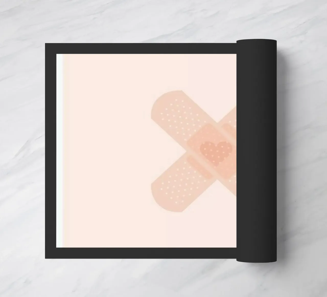 Love Hurts doormat by Rahma Projekt