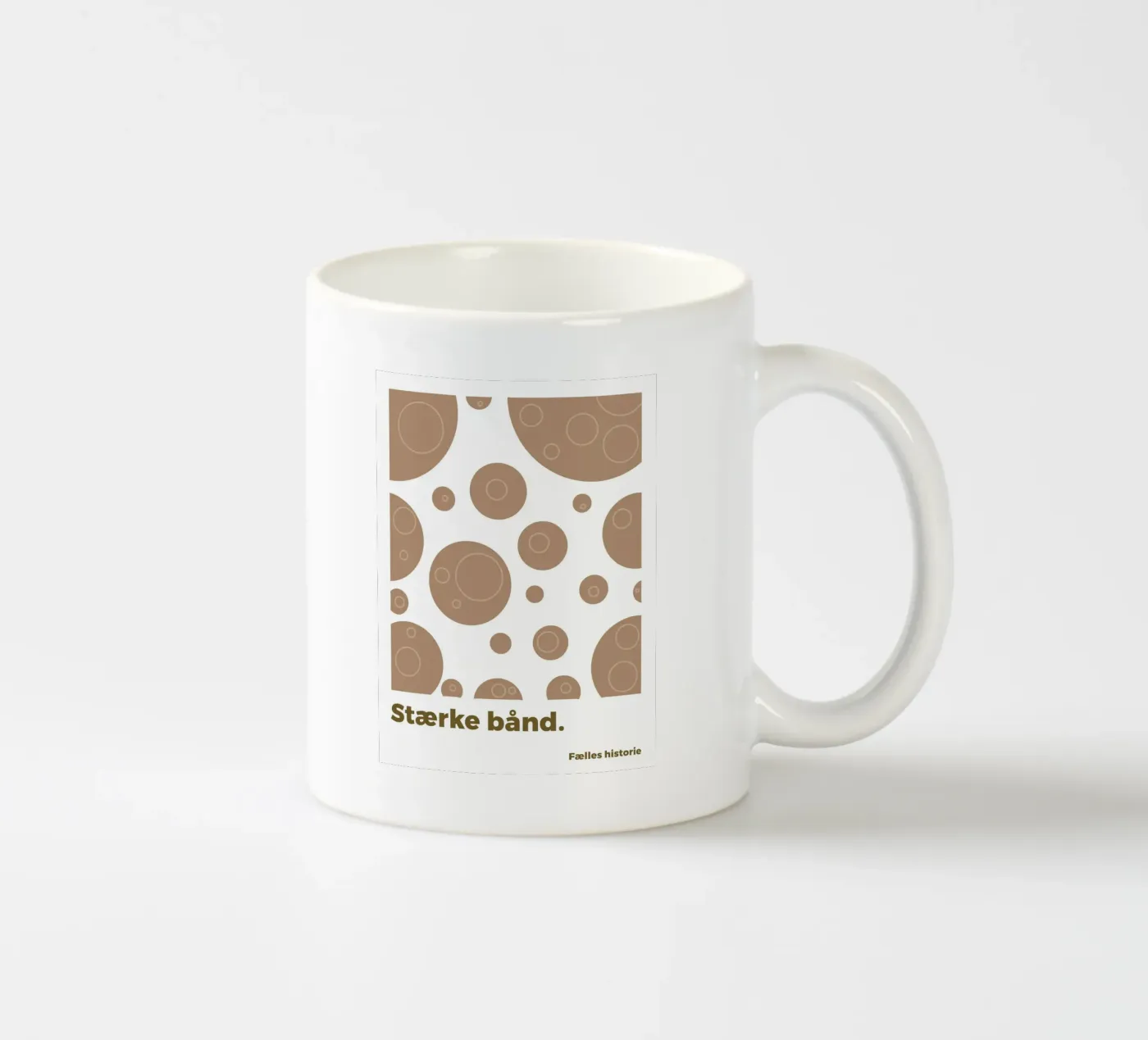 Volkadot Pattern ceramic mug by MODERN NUANCE