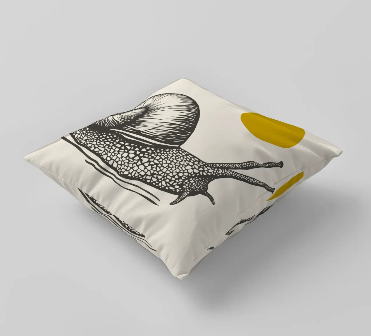 Snail cuscino da Indigo Rain