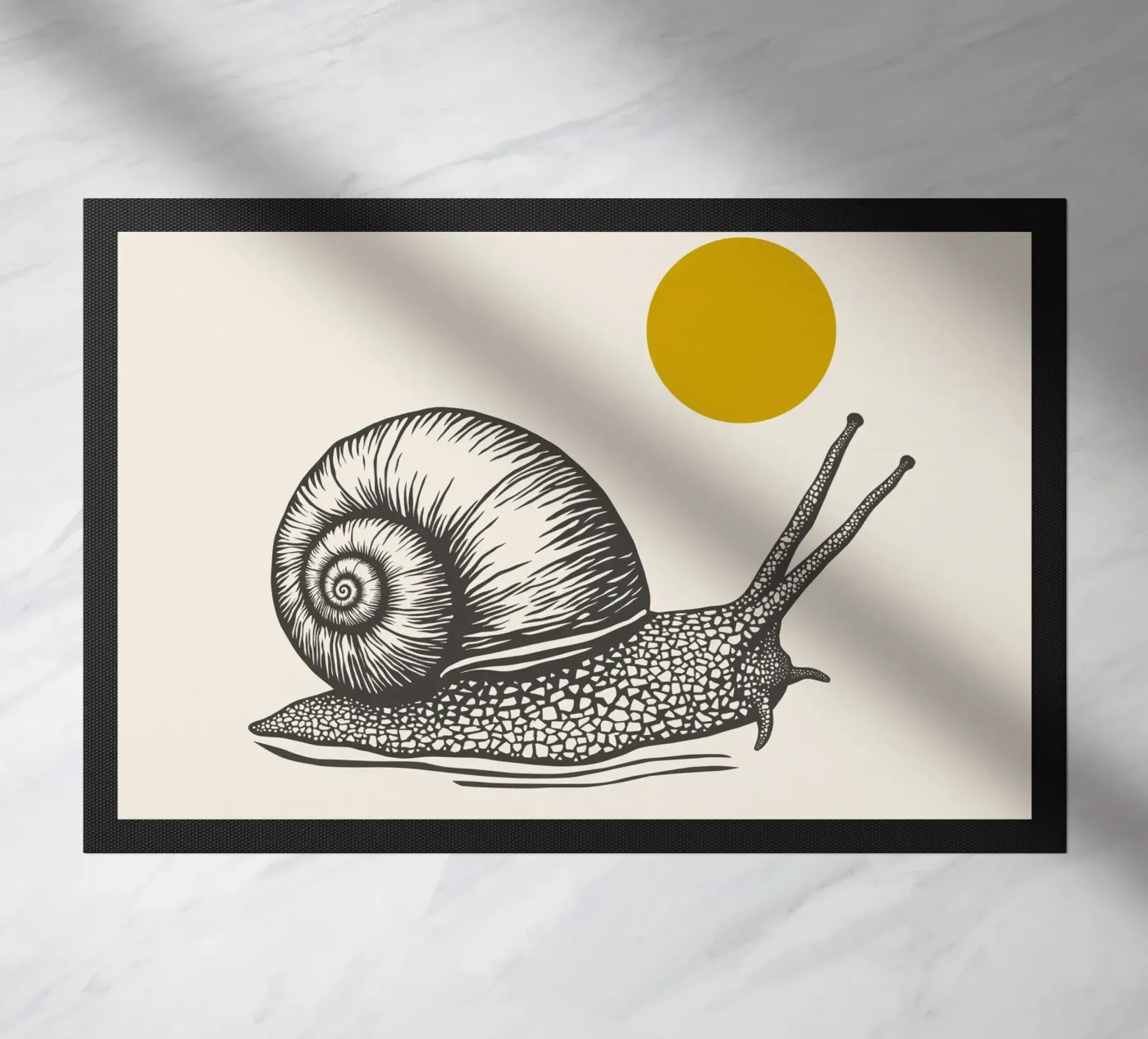 Snail deurmat van Indigo Rain