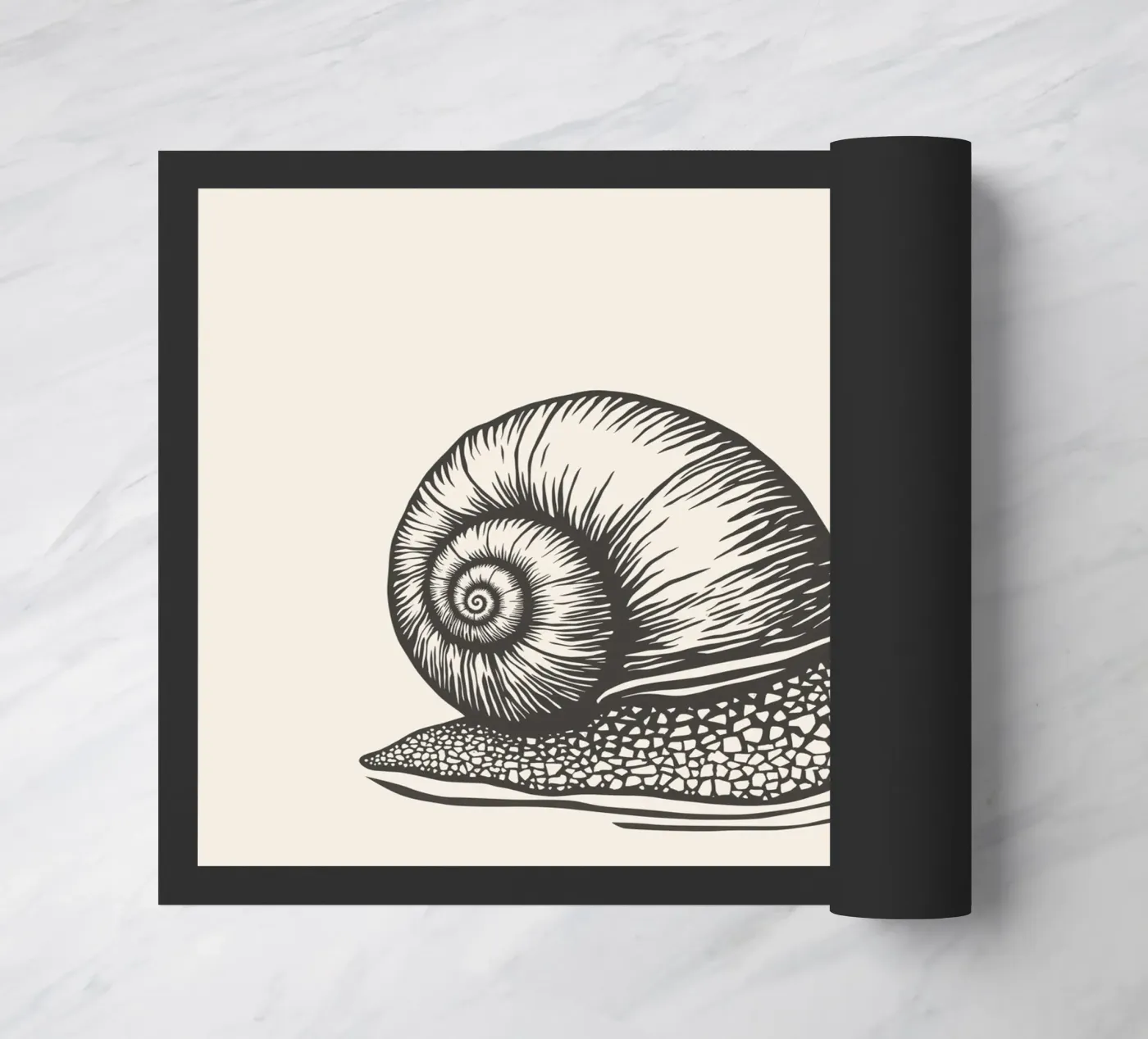 Snail deurmat van Indigo Rain