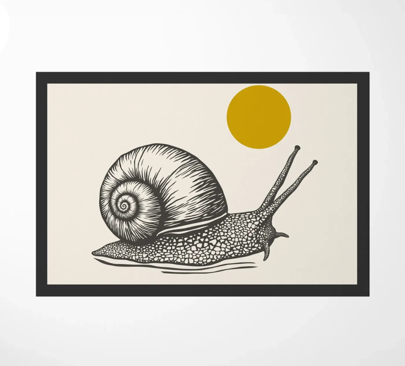 Snail deurmat van Indigo Rain