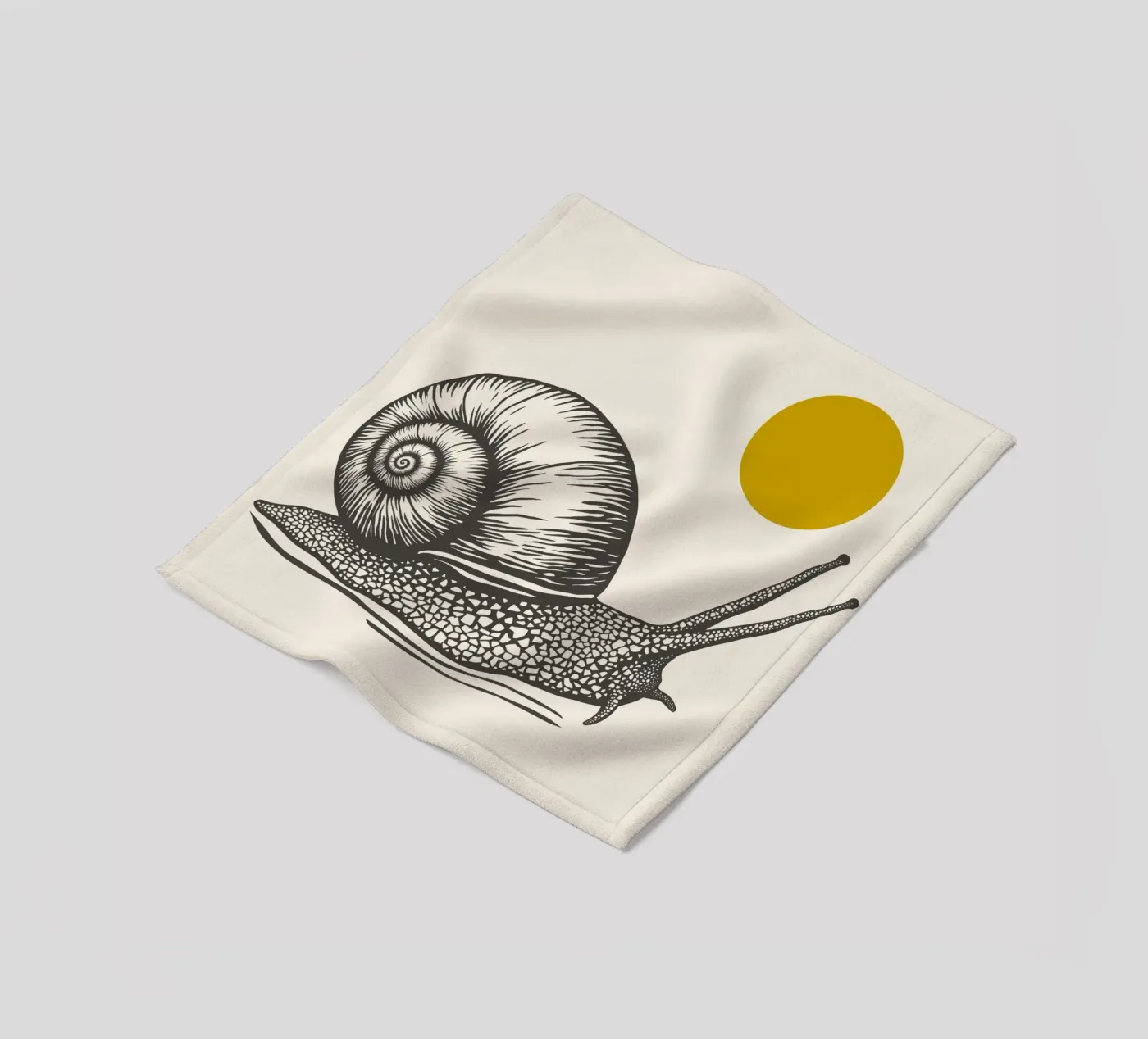 Snail Fleecedecke von Indigo Rain