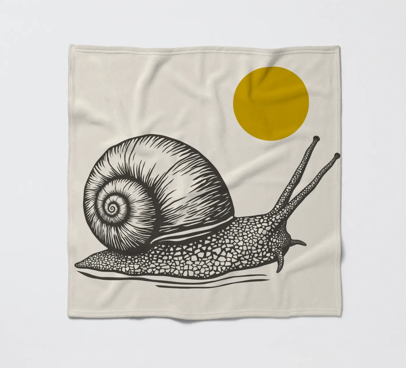 Snail Fleecedecke von Indigo Rain