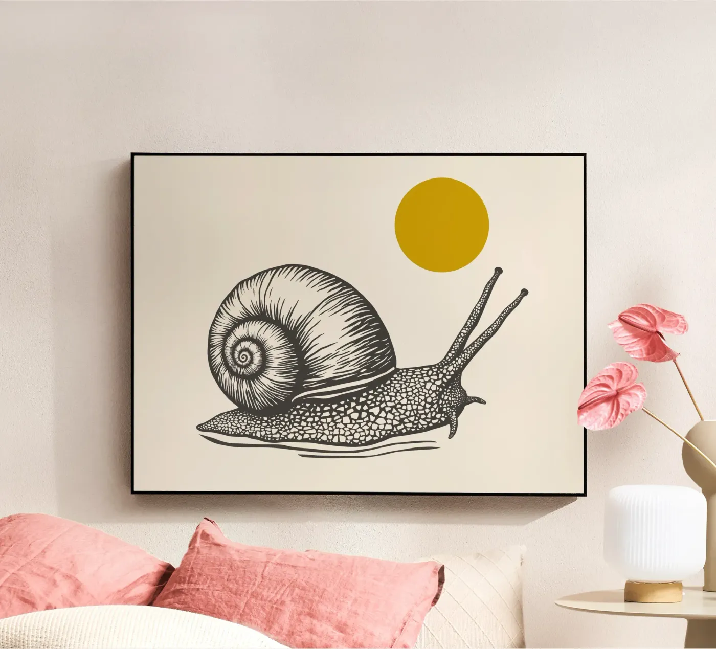 Snail plexiglas de Indigo Rain