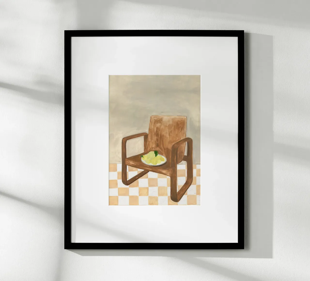 Chair with Lemons poster da Isabelle Vandeplassche