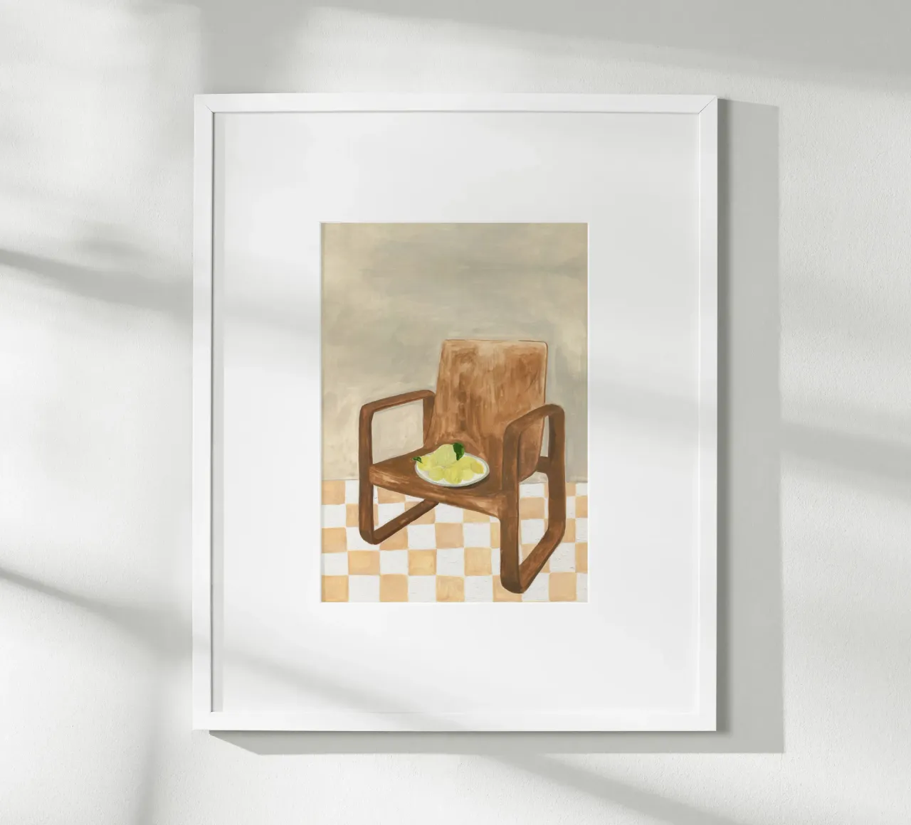 Chair with Lemons poster da Isabelle Vandeplassche