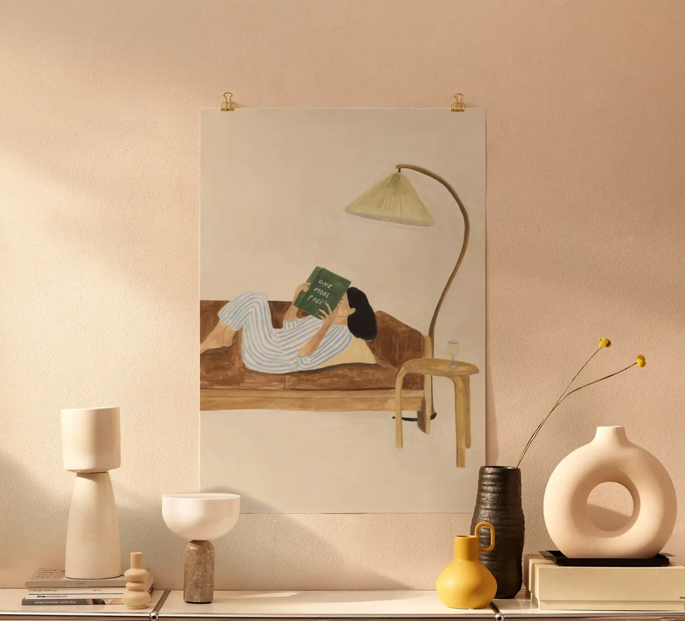 One More Page poster da Isabelle Vandeplassche
