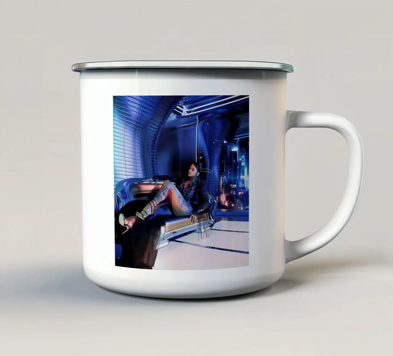 Kehlani - signature tazza in smalto da igoshdesigns
