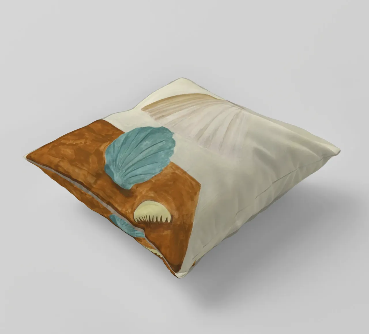Shell Lamp with Comb cuscino da Isabelle Vandeplassche