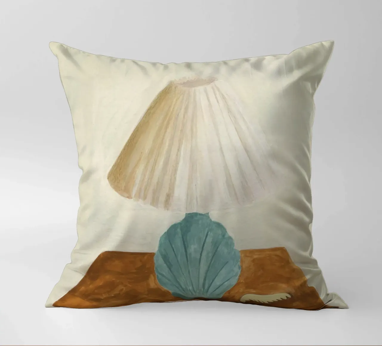 Shell Lamp with Comb cuscino da Isabelle Vandeplassche