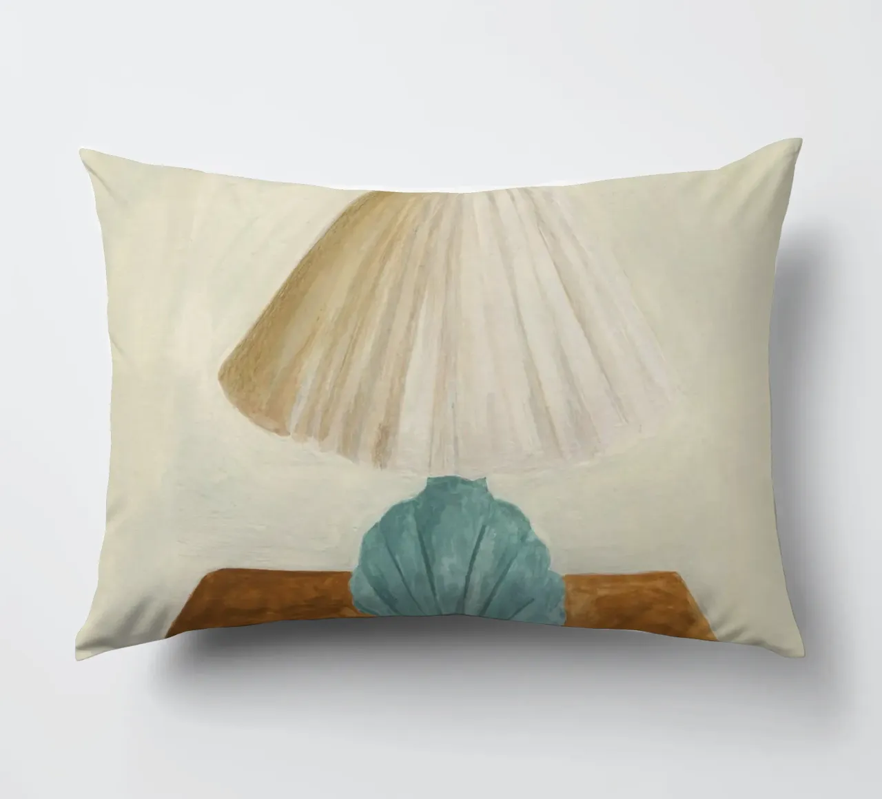 Shell Lamp with Comb cuscino da Isabelle Vandeplassche