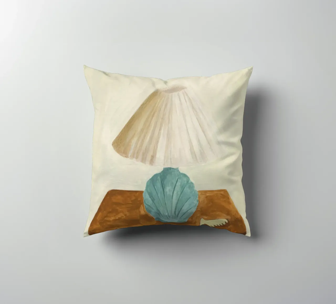 Shell Lamp with Comb cuscino da Isabelle Vandeplassche
