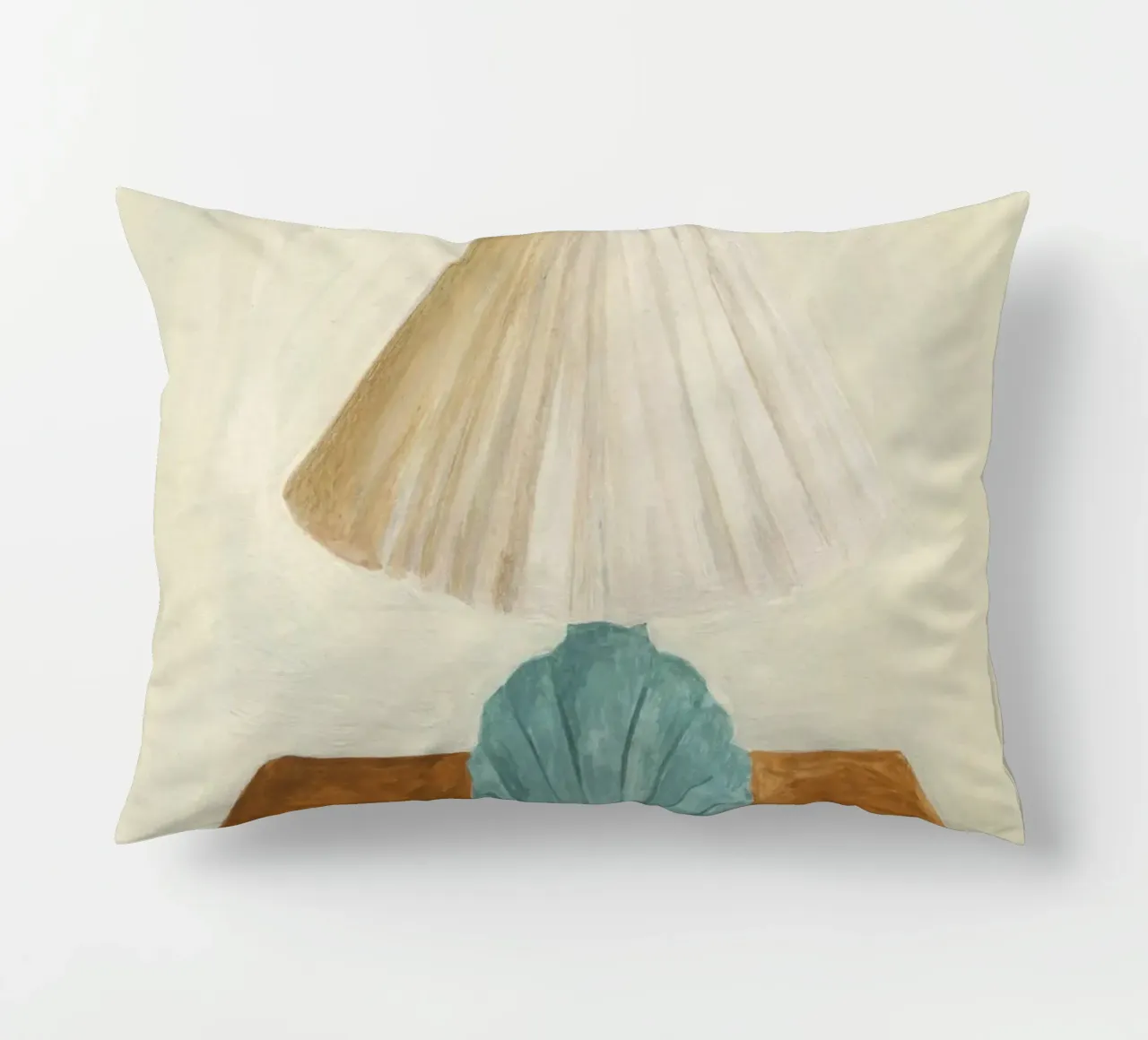 Shell Lamp with Comb cuscino da Isabelle Vandeplassche